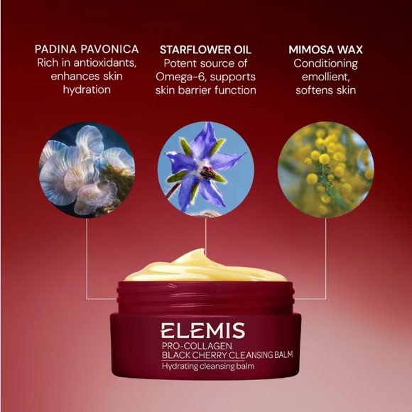 Elemis Pro-Collagen Black Cherry Cleansing Balm - Picture 5 of 8